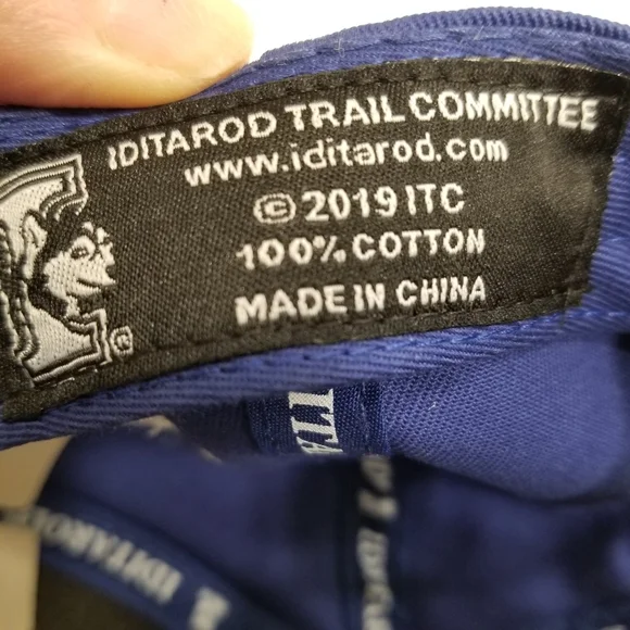 NWT Embroidered Iditarod Sponsor 2019 Baseball Trucker Adjustable Blue
